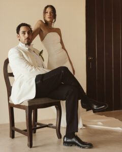 Editorial Wedding Portrait at a Tulum Jewish Wedding