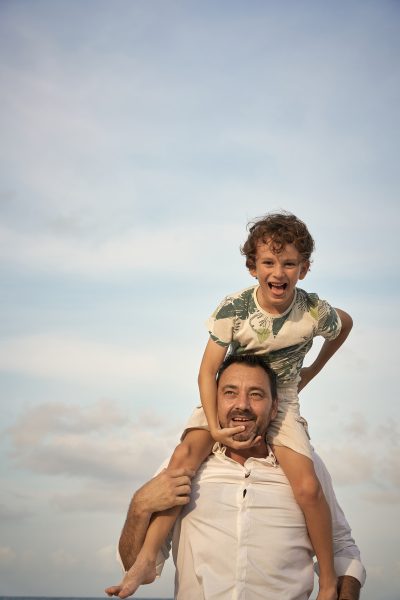 family unity ceremony and surprise birthday photoshoot Sirenis Riviera Maya, Akumal, Tulum, Mexico