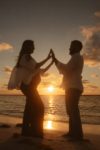 Super 8 video, 35mm film and digital maternity photography at Banyan Tree Mayakoba, Riviera Maya, Mexico. A nostalgic, editorial babymoon maternity session by Polly Dawson of Polly and the Lovebites.